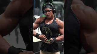 Strong Women in the gym next level muscles #workoutchallenge #fitnesschallenge