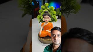 Making Gautam Buddha with Clay 🌸 #shorts #short #gautambuddha #youtubeshorts #trending