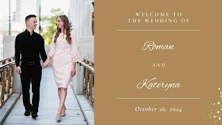 Roman & Kateryna - Wedding  - Live Stream