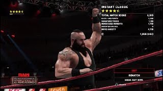 WWE 2K18 (RAW) braun Strowman vs Kane