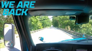 Back From Vacation Hauling a 79,500 Pound Load Trucking Vlog