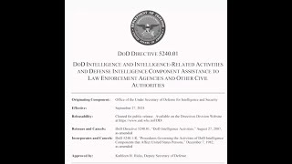 DoD Authorizes Lethal Force Against Americans