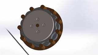 Cycloidal drive (speed reducer), SOLIDWORKS