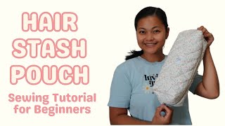 How to Sew a Hair Stash Pouch: Perfect for Hair Tools! 🎀