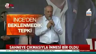 Muharrem Ince cocugu Tokat ta sahneden kovdu Corlu da sevdi