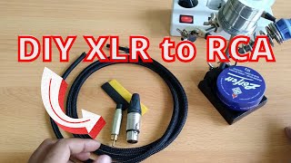 How To make XLR to RCA audio cable | DIY XLR to RCA Cable