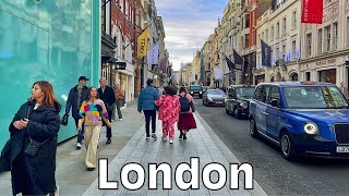 London City Walk 2023, Mayfair, Bond Street, Oxford Street.!