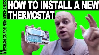 How to Install a New Thermostat - White Rogers and Honeywell