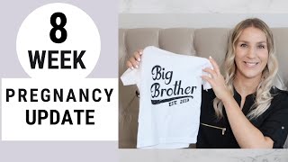 8 Week Pregnancy Update || Baby # 2 || Melissa Marie || Week by Week Pregnancy Transformation