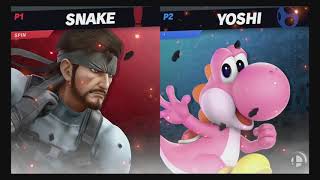 Salty Sessions 1 (Losers Finals) Lord Spin (Snake/MetaKnight) vs HoboJoe (Yoshi)