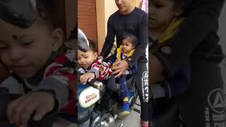 MY CUTE BIKE RIDERS 😍😍😍#shorts #youtubeshorts #viralshorts #viral #family #viralvideo