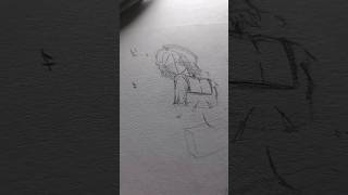 Draw body pose in prespactive, easy tutorial #shorts