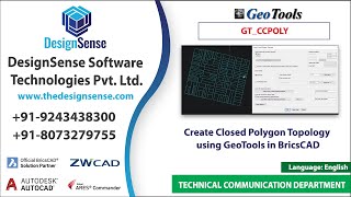 Build Closed Polygon Topology in your DWG CAD software