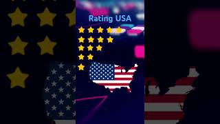 Rating USA #countries #geography #subscribe #views #mapping #shorts