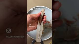 Let’s clean prawns | Prawns cleaning #prawns #prawnsrecipe