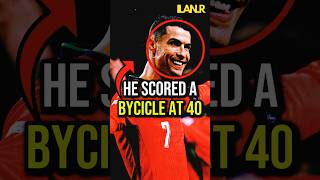 Ronaldo scored a bycicle kick🤯🔥He is 40💀#shorts#football#shortsvideo