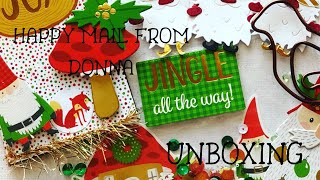 GNOME FOR THE HOLIDAYS // HAPPY MAIL // CHRISTMAS // UNBOXING FROM DONNA 🍄❤️🎄