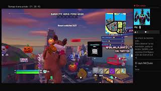 Jugando a Fortnite