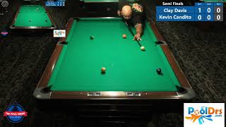 Clay Davis vs Kevin Candito - 9 Ball Tournament - Semi Finals - 9/7/24