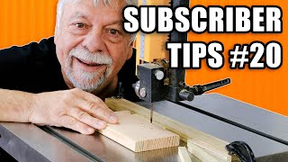 Subscriber Submitted Woodworking Tips & Tricks Episode 20