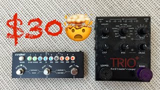 CUVAVE CUBE BABY Guitar Processor Review and Sound Demo | Digitech Trio Plus Integration