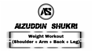 Shoulder, Arm, Back, & Leg Workout by Coach Din | AJAS WELLNESS FUNCTIONAL GYM