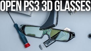 How to Open PlayStation 3D Glasses CECH-ZEG1U | It's Pretty Easy! | PS3 - Every Day Retro Gaming