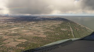 Arrival into Barcelona Airport (LEBL) | Fenix A320 CFM | MSFS