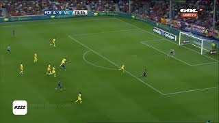 Day #222 | Messi 222nd goal | Barcelona vs Villarreal (8/29/2011)