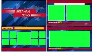 Animated Breaking News Green screen Studio | 100% Copyright free