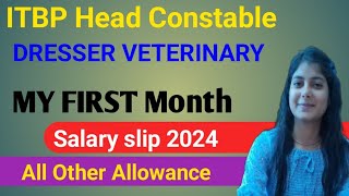 DRESSER VETERINARY ITBP Head Constable First Month Salary Silp 💥 DA HRA TA All OTHER Allowance