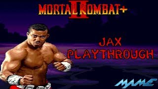 Mortal Kombat II Plus: Jax Playthrough (MAME) (1080p 60fps)