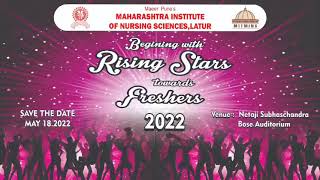 Rising Star Fresher Party 2k22 | MINS COLLEGE LATUR | Part 10 | Vaishnavi