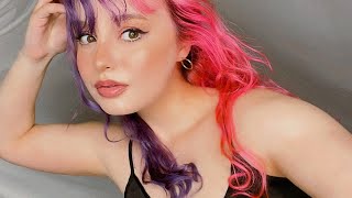 Purple & Pink Split Dye Hair! | Adore