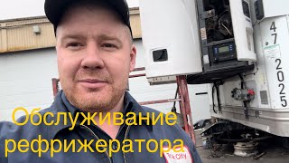 Замена помпы рефрижератор Carrier. Замена масла и фильтров .