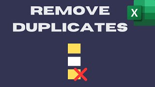 How to Remove Duplicates in Excel