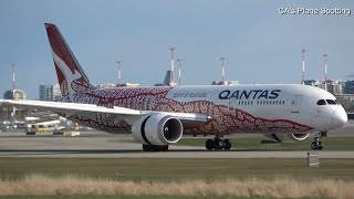 (4K) Qantas YAM Dreaming + 68 year old CVLP at YVR - Vancouver, Canada | Plane Spotting