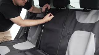 Motor Trend AquaShield Waterproof Car Back Seat Cover