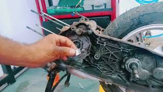 part 2 tvs wego clutch fitting | how to TVS Wego scooty clutch fitting