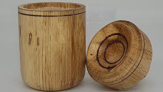 Simple box, Woodturning for beginners October challenge tutorial