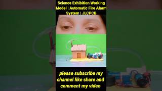 Science Exhibition Working Model | Automatic Fire Alarm System | JLCPCB #shorts #craft #diy #hacks