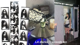 ⊹₊ ⋆DAILY DIARIES 💭📓🐈‍⬛ cafe hopping, kpop festivities, hello82 LA, hanging with bestie