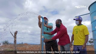 Água é essencial!! Mais um sistema de abastecimento de água inaugurado!