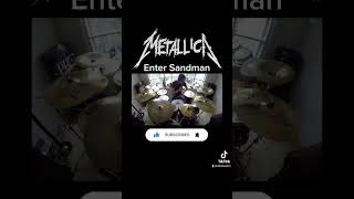 Enter Sandman #metallica #metallicafan #metallicalive #metallicacover #entersandman #drumcover #rock