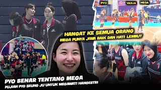 "Terima Kasih Pyo..'!! Ucapan Outside Hitter Pyo Tentang Mega!! Sikap Hangat Mega Ke Semua Orang