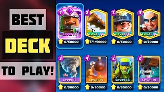 Best Deck To Play In Clash Royale! 🏆 Royal Recruits Guide!