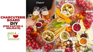 Charcuterie Board DIY Ideas for Hassle-Free Parties and Holidays!