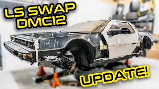 LS Swap Delorean Update! - New Suspension for the V8 DMC12