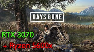 Days Gone Benchmark | RTX 3070 + Ryzen 5600x | 4k, 1440p, 1080p