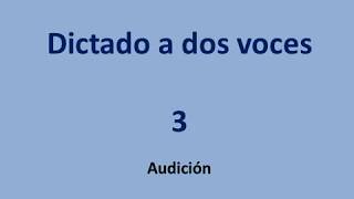 3. Dictado a dos voces con análisis musical